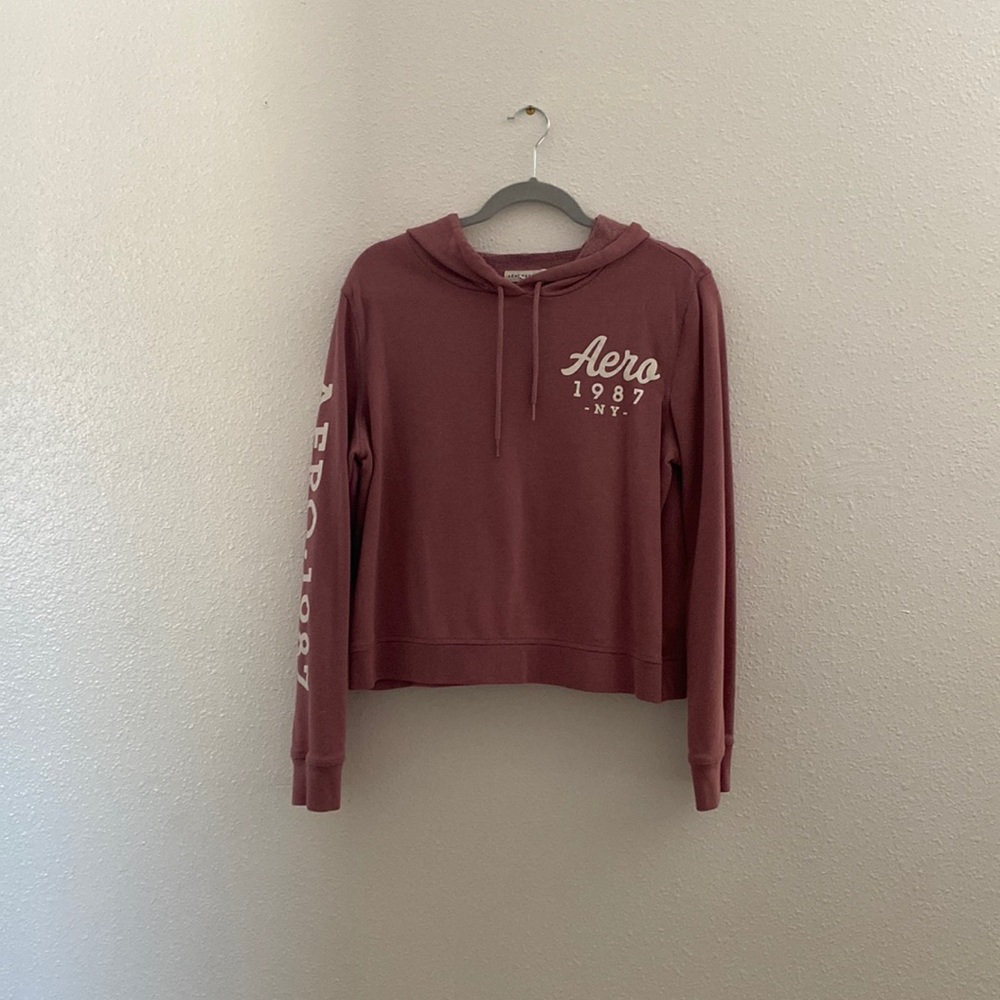 Cropped Purple Hoodie